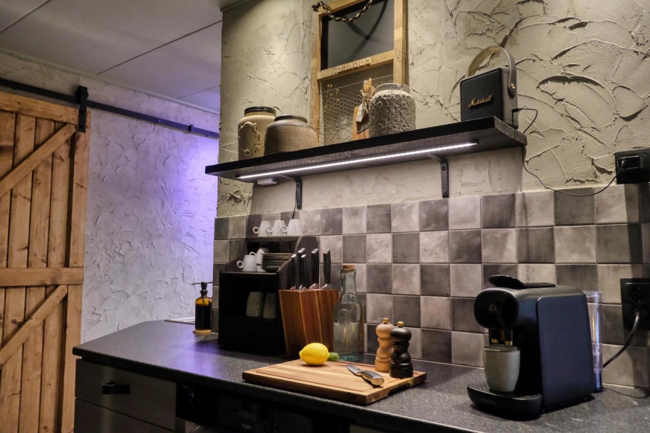 Lodge In Een Bosrijke Omgeving Met Hottub & Sauna Opt Rheezerveen Dış mekan fotoğraf